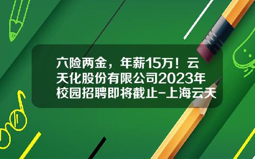 六险两金,年薪15万!云天化股份有限公司2023年校园招聘即将截止-上海云天化国际贸易有限公司