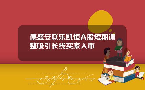 德盛安联乐凯恒A股短期调整吸引长线买家入市