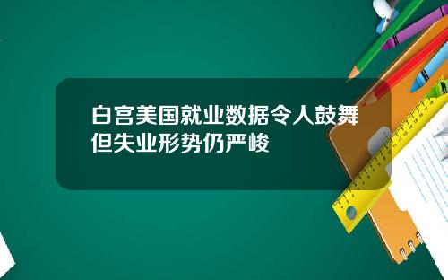 白宫美国就业数据令人鼓舞但失业形势仍严峻