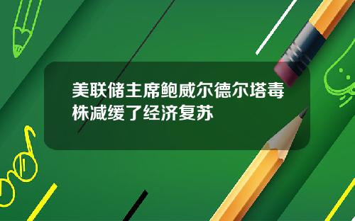 美联储主席鲍威尔德尔塔毒株减缓了经济复苏