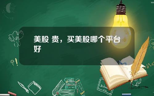 美股 贵,买美股哪个平台好