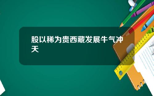 股以稀为贵西藏发展牛气冲天