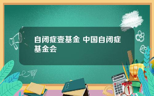 自闭症壹基金 中国自闭症基金会