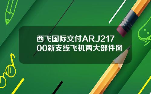 西飞国际交付ARJ21700新支线飞机两大部件图