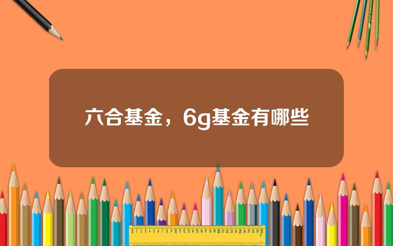 六合基金，6g基金有哪些
