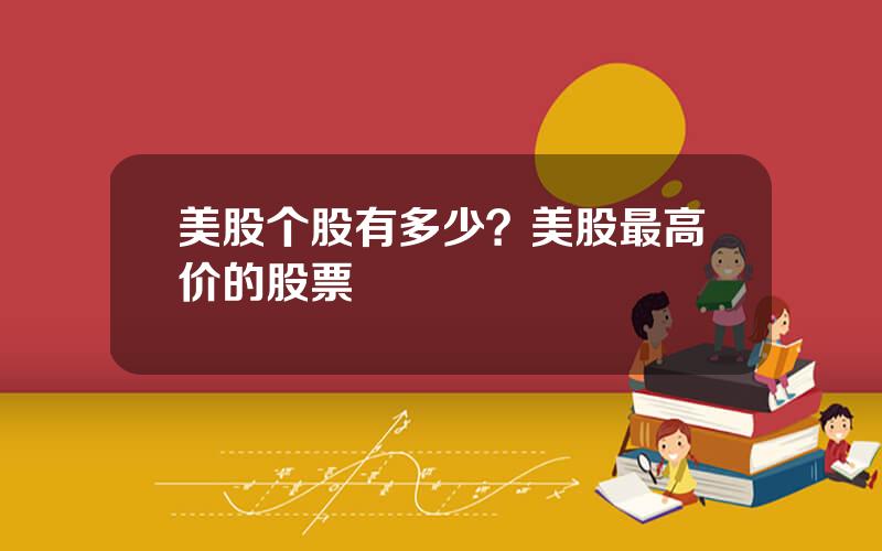 美股个股有多少？美股最高价的股票