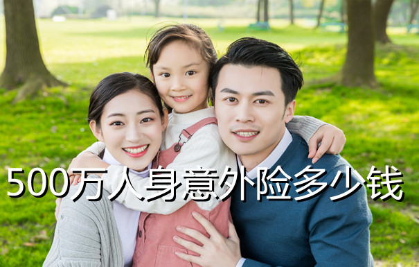 2022年500万人身意外险 500万人身意外险多少钱一年?